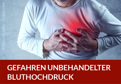 Ein Herzinfarkt ist eine gefürchtete Folge von Hypertonie